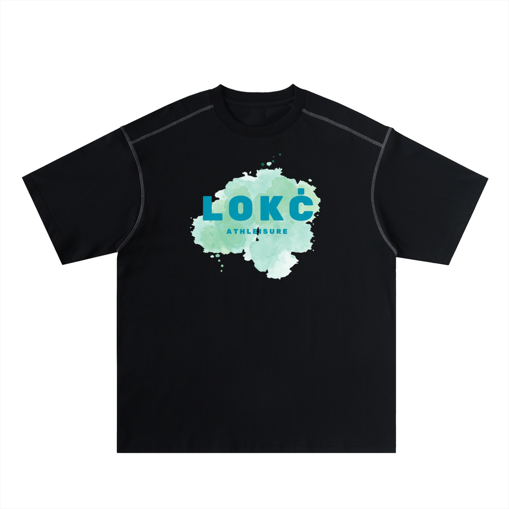 Logo Splat Contrast-Stitched Cotton Tee